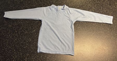 UVP 50+ Langarm-Badeshirt hellblau – Gr. 92