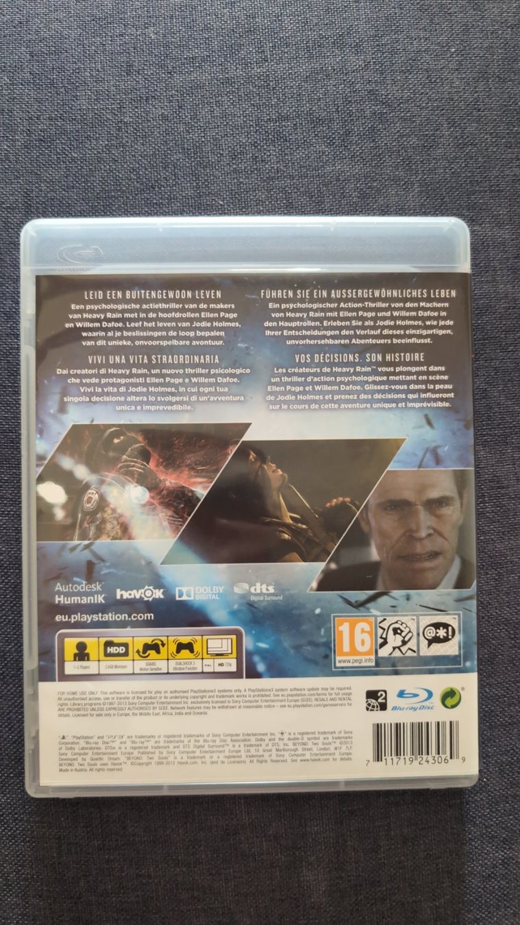 Spiele: Beyond Two Souls PS3 – Gebraucht aus Zürich von man_8hdl 1