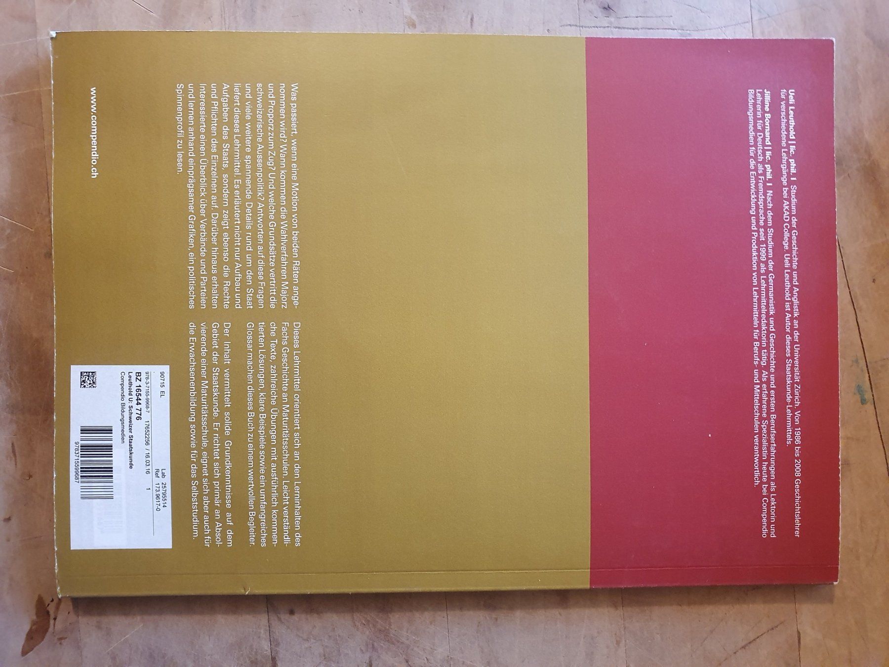 Libri: Schweizer Staatskunde 7. Auflage 214 – Usato da Zürich venduto da loosebone 6