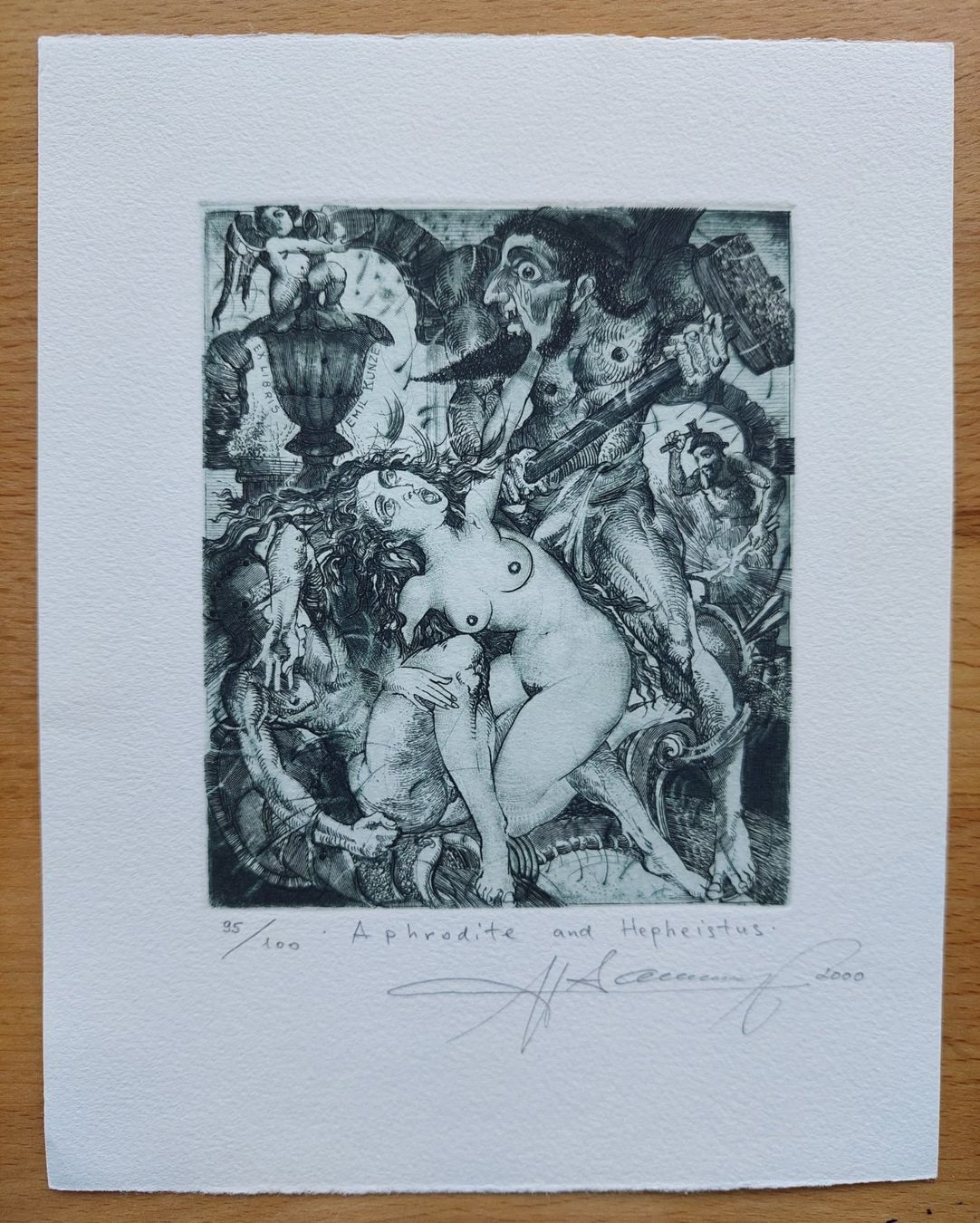Gemälde: Exlibris Sergiy Ivanov - Original Radierung – Gebraucht aus Obfelden von Exlibris-Art