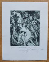 Exlibris Sergiy Ivanov - Original Radierung