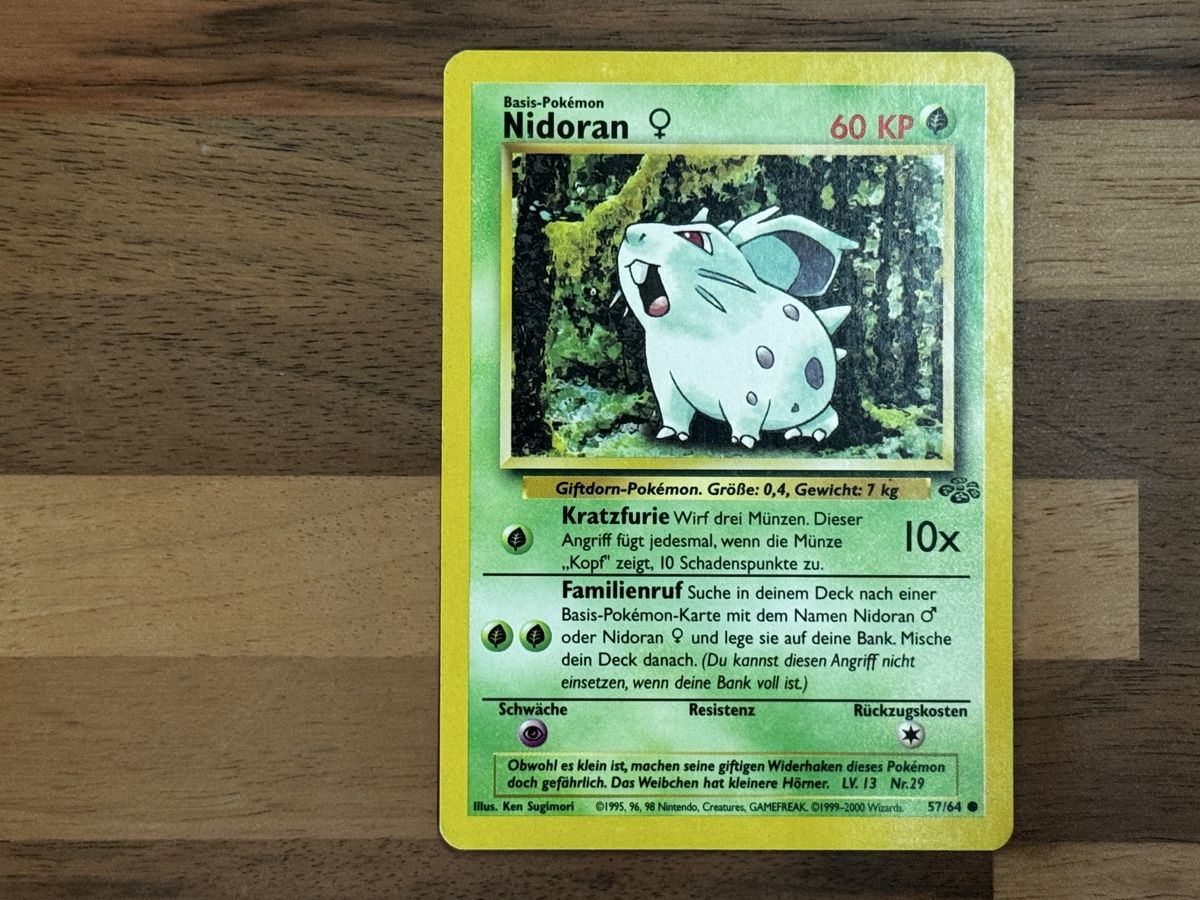 Pokémon Carte collezionabili: Pokemon Karte Nidoran – Usato da Glattfelden venduto da Dani_Tanner