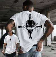 Weisses One Piece T-Shirt, cooler Print - Sommer Sale!