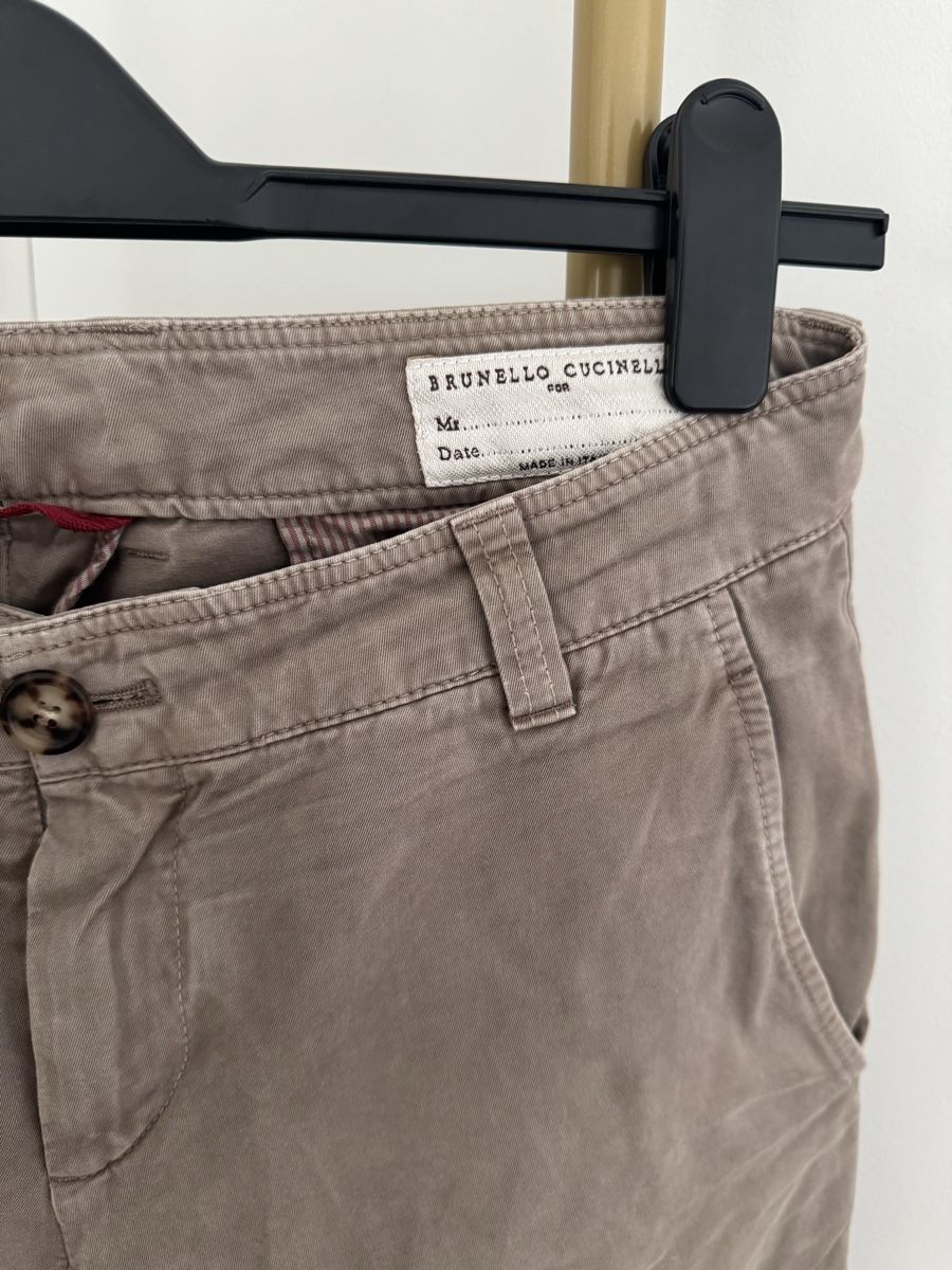 Brunello Cucinelli Pantaloni: Brunello Cucinelli beige Hose – Usato da Zürich venduto da di_archive 2