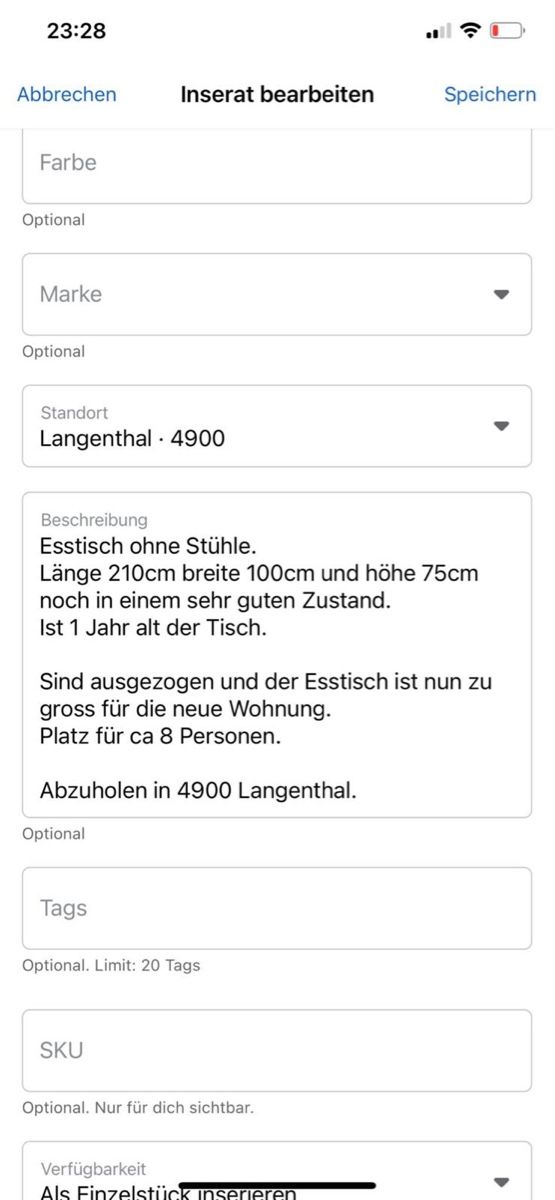Tables: Tisch – D'occasion à Langenthal par Nu89 4