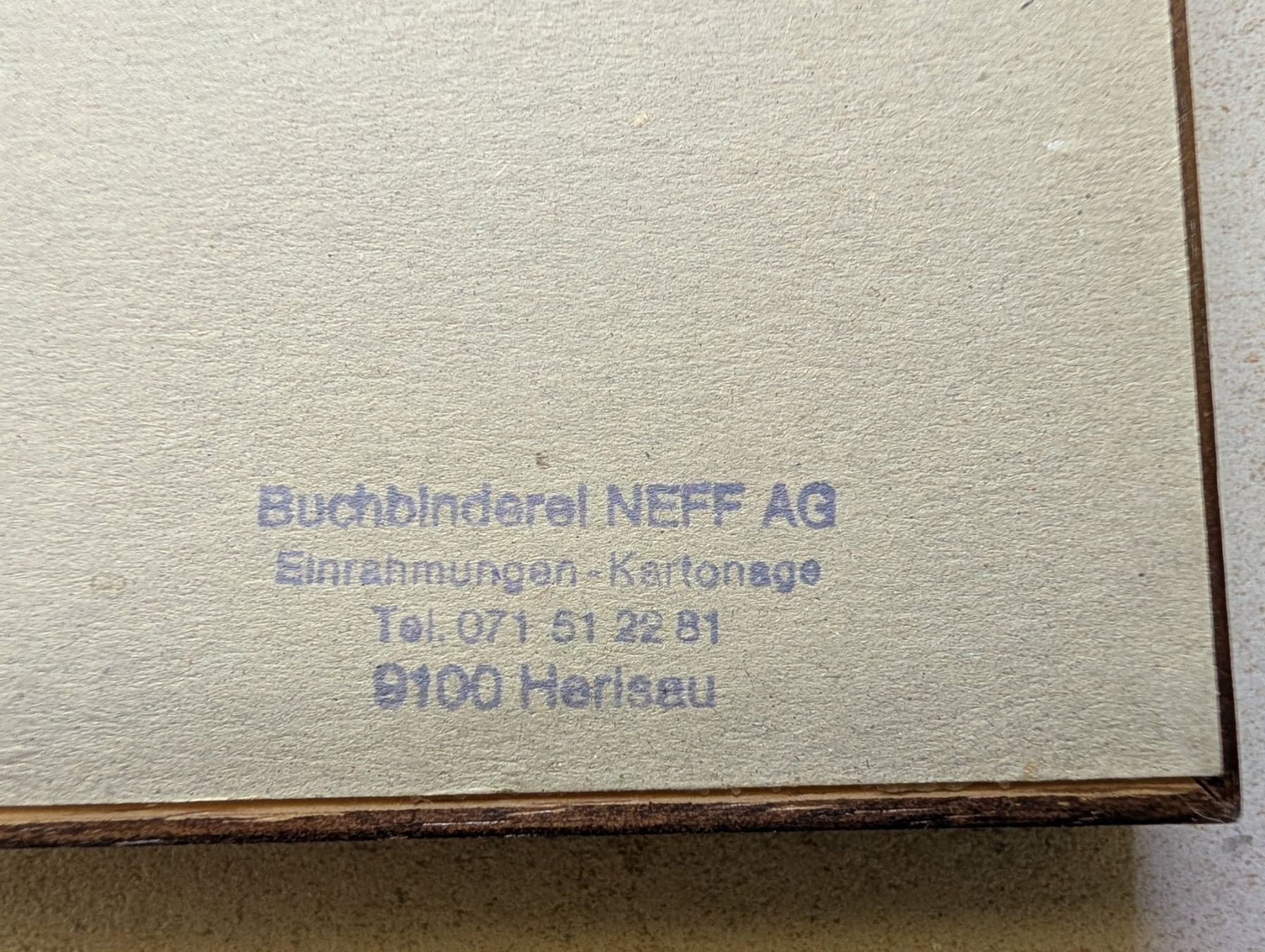 Dipinti: Emil Fässler 1988, Gemälde 32x22cm – Usato da Meggen venduto da banduga 1