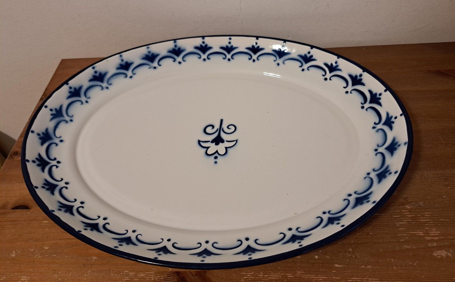 Ikea Piatti di portata: Servierplatte aus Emaille Ikea Arv Idyll, Katarina Brieditis – Usato da Basel venduto da Patiscat 1