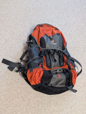 Kinder-Wanderrucksack Deuter Fox 30 orange/schwarz