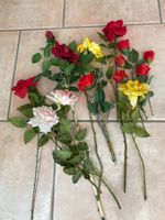 künstliche Rosen aus Stoff