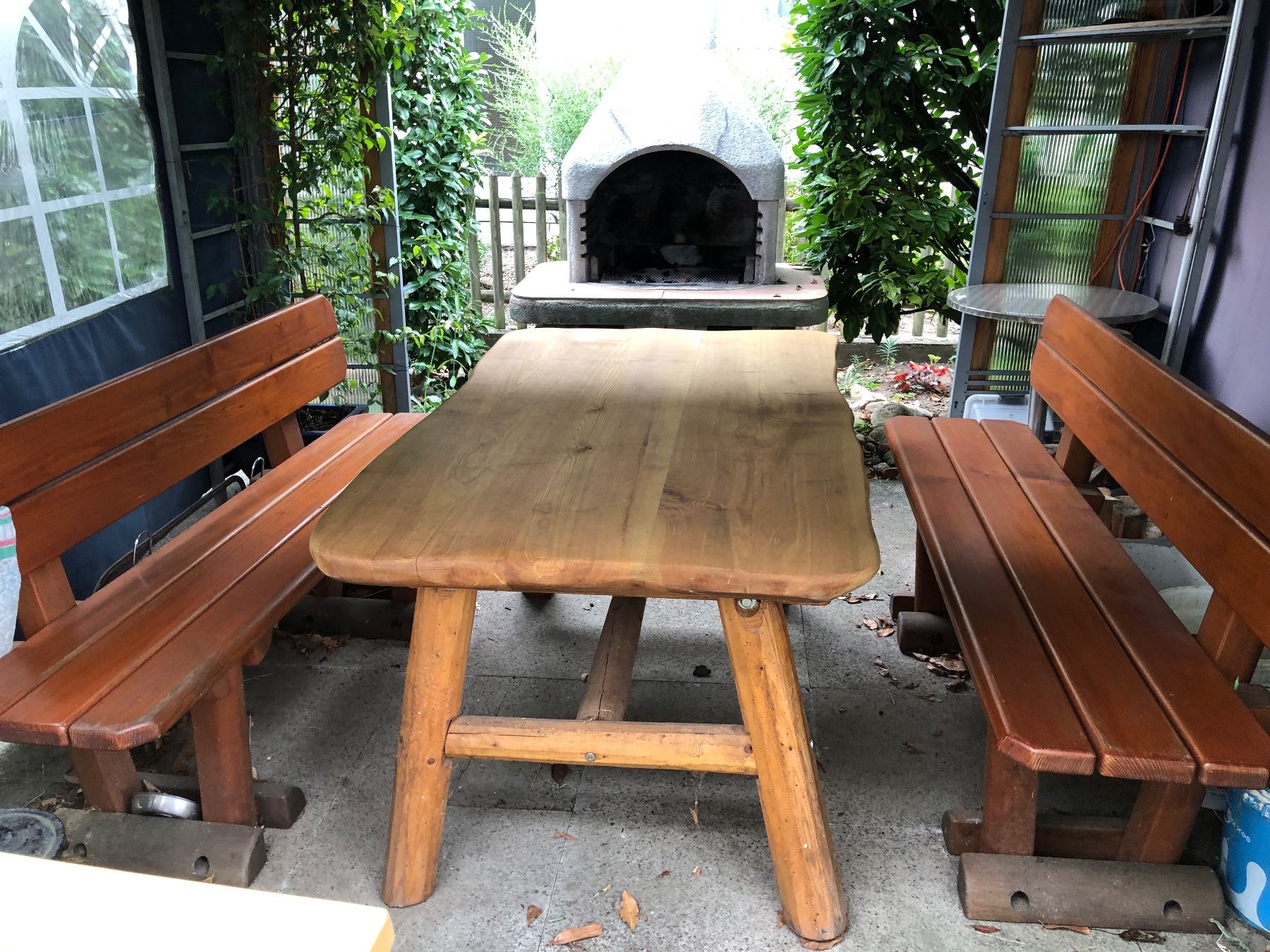 Tischset: Massiver Kirschbaumtisch mit Bänken – Gebraucht aus Bischofszell von Claudia.06