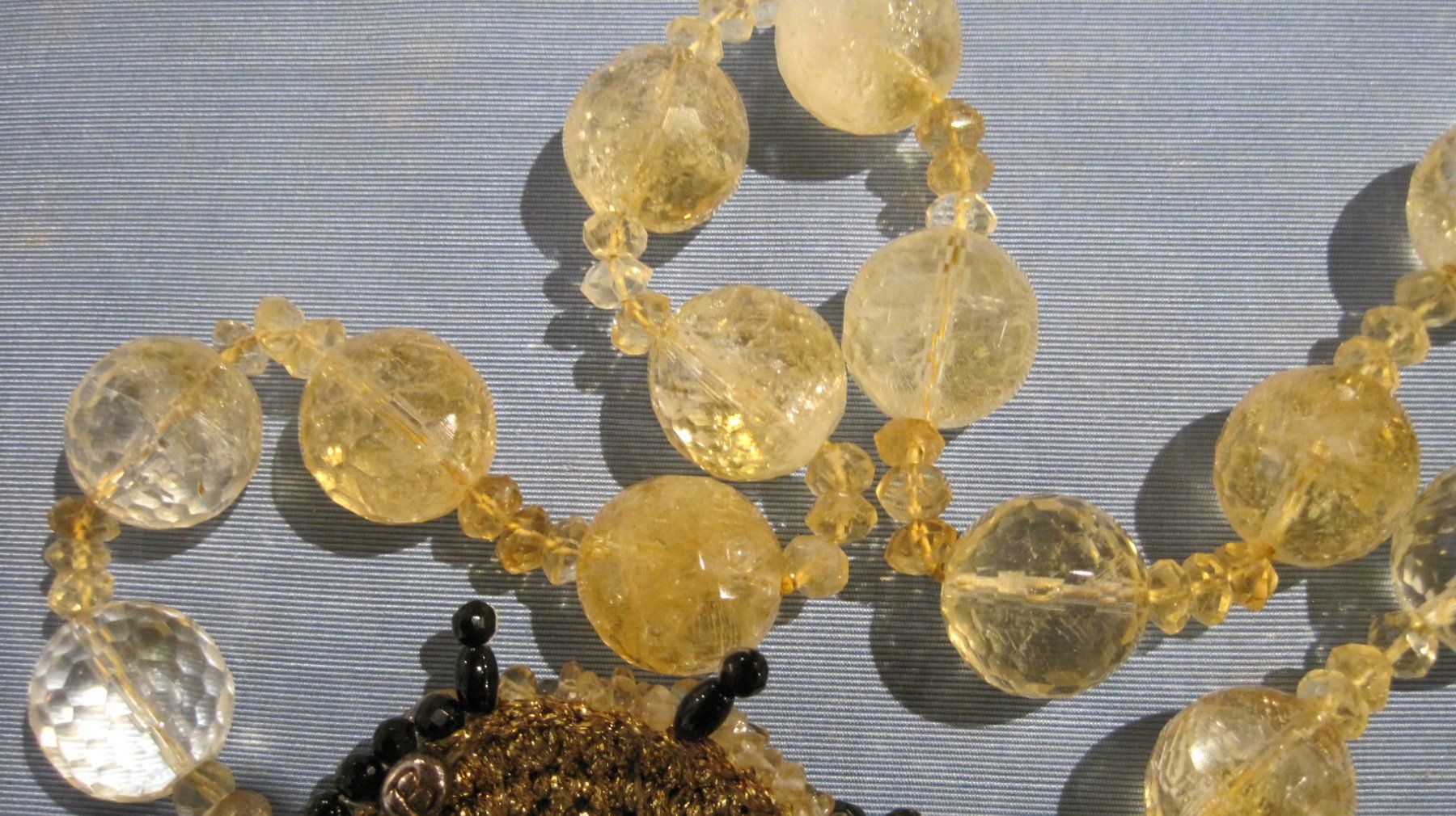 Catenine: grosse Zitrinkette – Usato da Bischofszell venduto da Joachim-115 3
