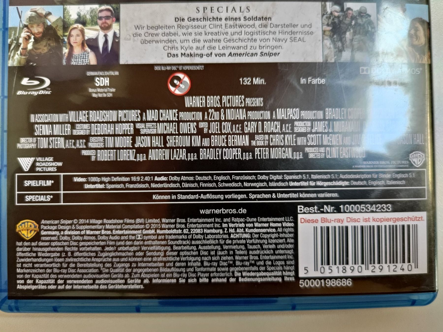 Tutti i DVDs: American Sniper – Usato da Liestal venduto da Kratzilla 3
