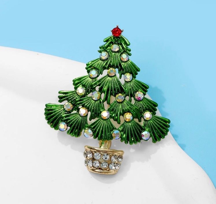 Brosche Christbaum ( Weihnachtsbaum) Kaufen auf Ricardo