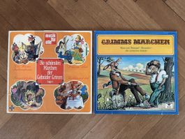 Grimms Märchen Schallplatten, 2 Stück