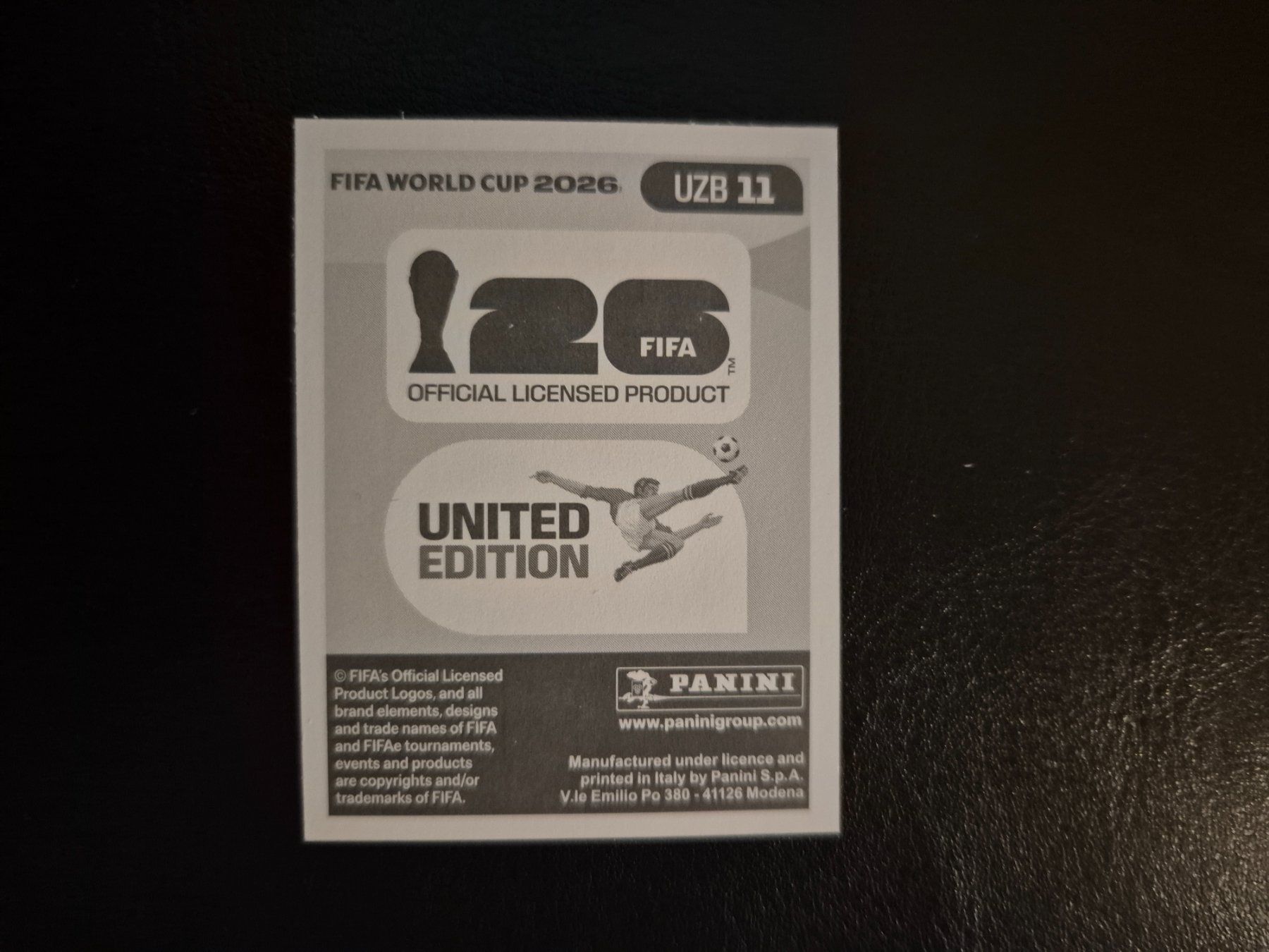 Panini Sammelbilder & Trading cards: Panini WM 26 UZB 11 – Neu (gemäss Beschreibung) aus Rorschacherberg von AJ3108 1