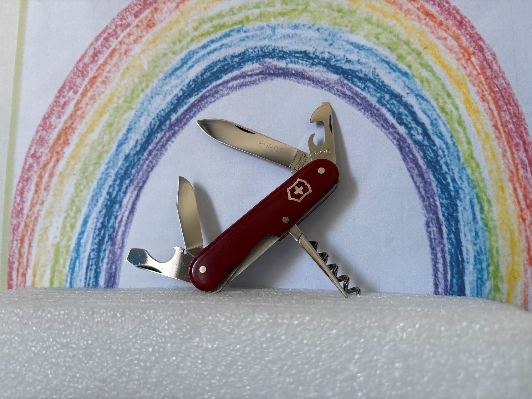 Victorinox Coltelli tascabile: VICTORINOX - VICTORIA - Sackmesser - BOBST – Usato da Andwil SG venduto da Rainboli 2