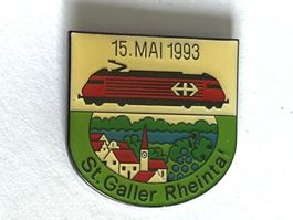 Pin St. Galler Rheintal 1993 limitiert Nr. 1663