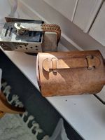 Antikes Reisebügeleisen D.R.G.M. um 1900  Spiritusbrenner