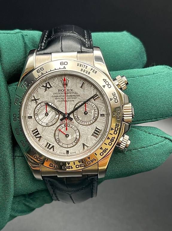 Rolex Orologi: Rolex Daytona Ref. 116519 Meteorite White Gold Full Set 2006 – Usato da Lugano venduto da luganotopwatches 7
