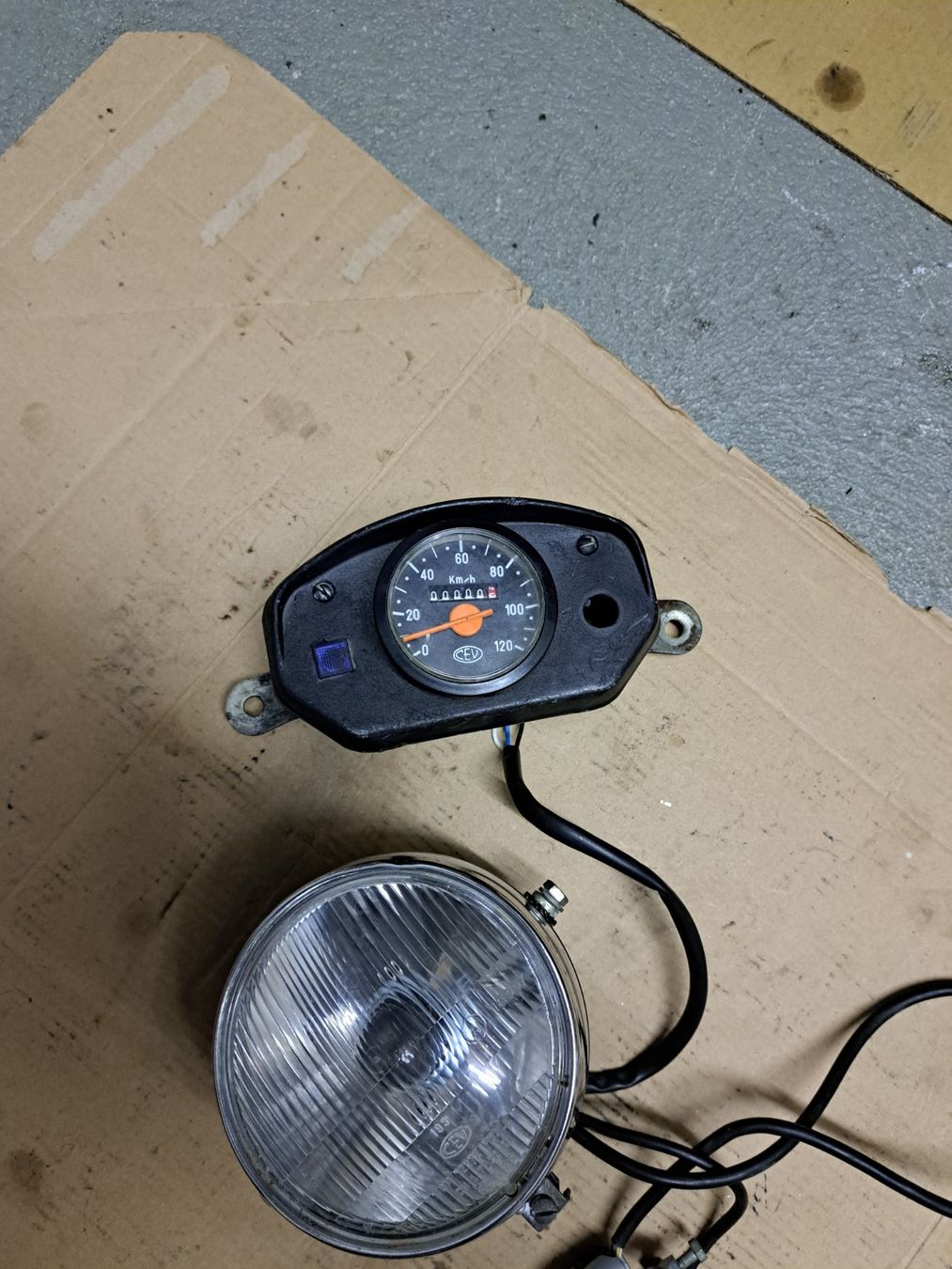Pony Parti ricambio per ciclomotori: Mofa Lampe mit Cockpit,Sachs Pony – Usato da Boswil venduto da m_r_2fhs 3