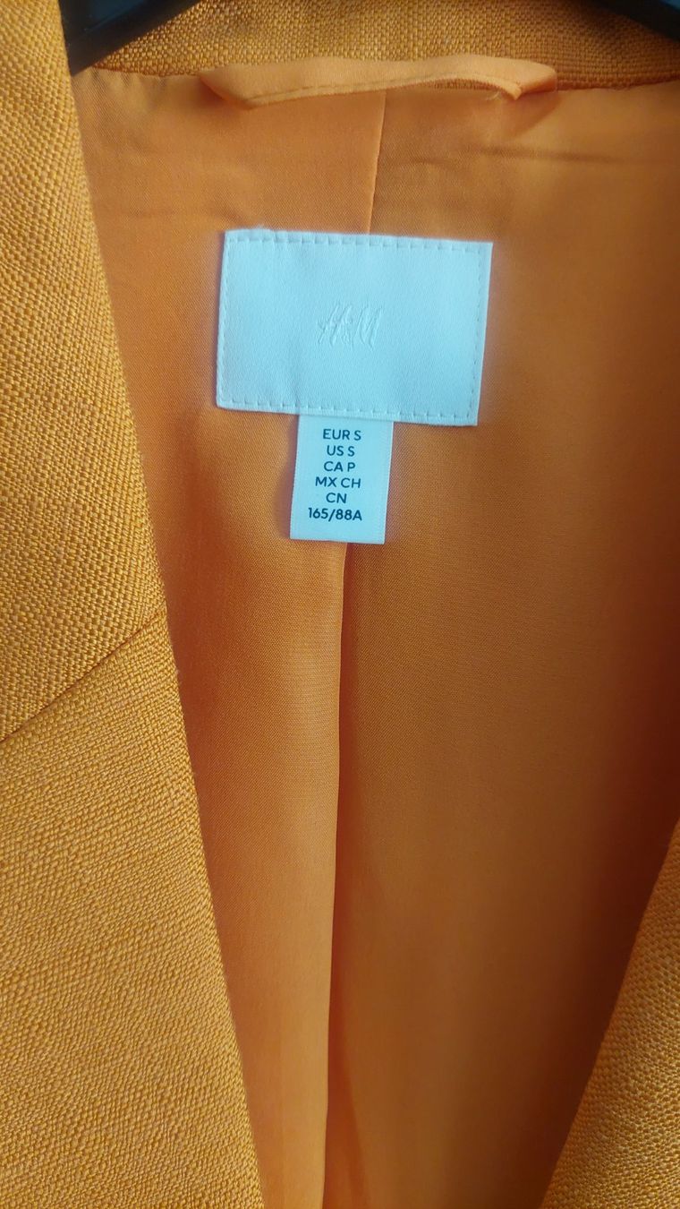H&M Giacche: Veste blazer orange élégante H&M taille S – Usato da Genève venduto da a_t_g5kq 4