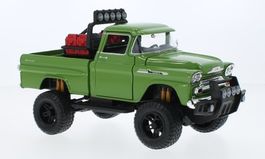 Chevrolet Apache Fleeside Pick Up 1958 olivgrün     1:24