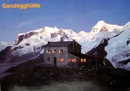 ZERMATT Gandegghütte, Stempel Hütte