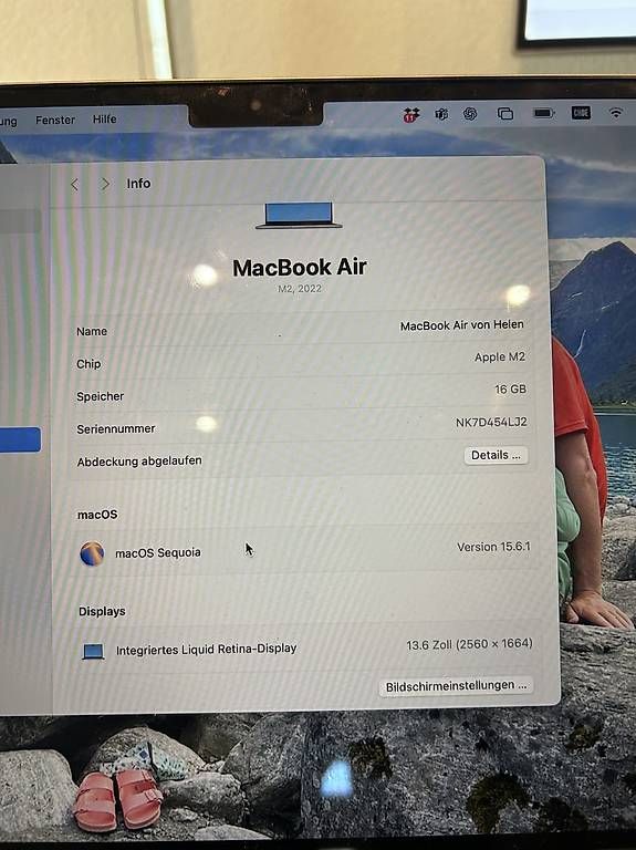 Apple Notebook: MacBook Air M2 aus 2022 – Usato da Zürich venduto da baste225 4
