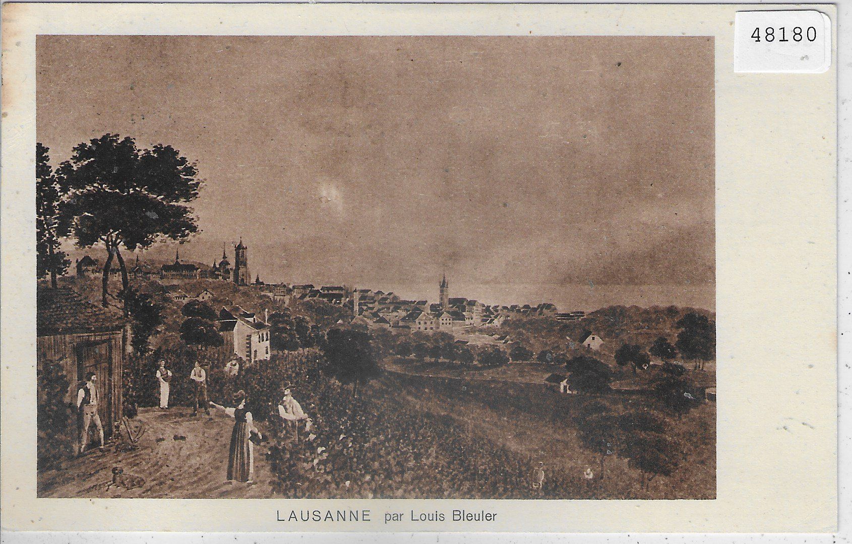 Cartes postales: Lausanne par Louis Bleuler – D'occasion à Ettingen par Kartenplanet