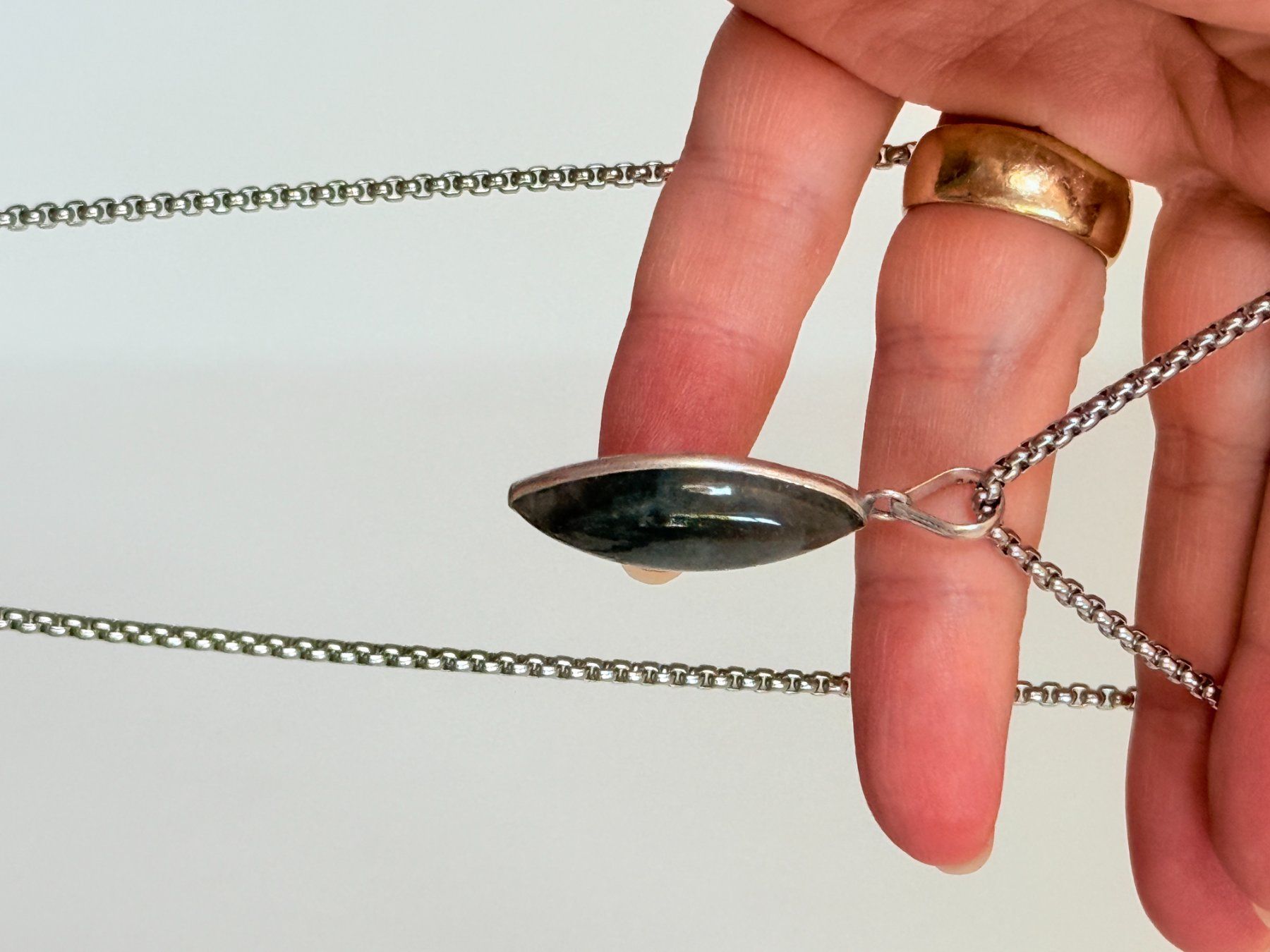 Catenine: Collier avec Labradorite – Nuovo e nell'imballaggio originale da Genève venduto da AWWA 3