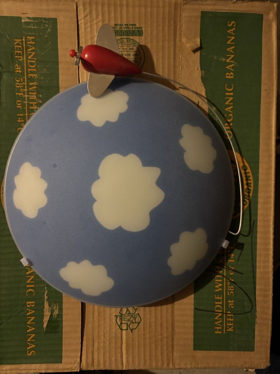 Kronleuchter & Deckenlampen: Deckenlampe Flugzeug Motiv blau – Gebraucht aus Dürrenäsch von Soprandrea