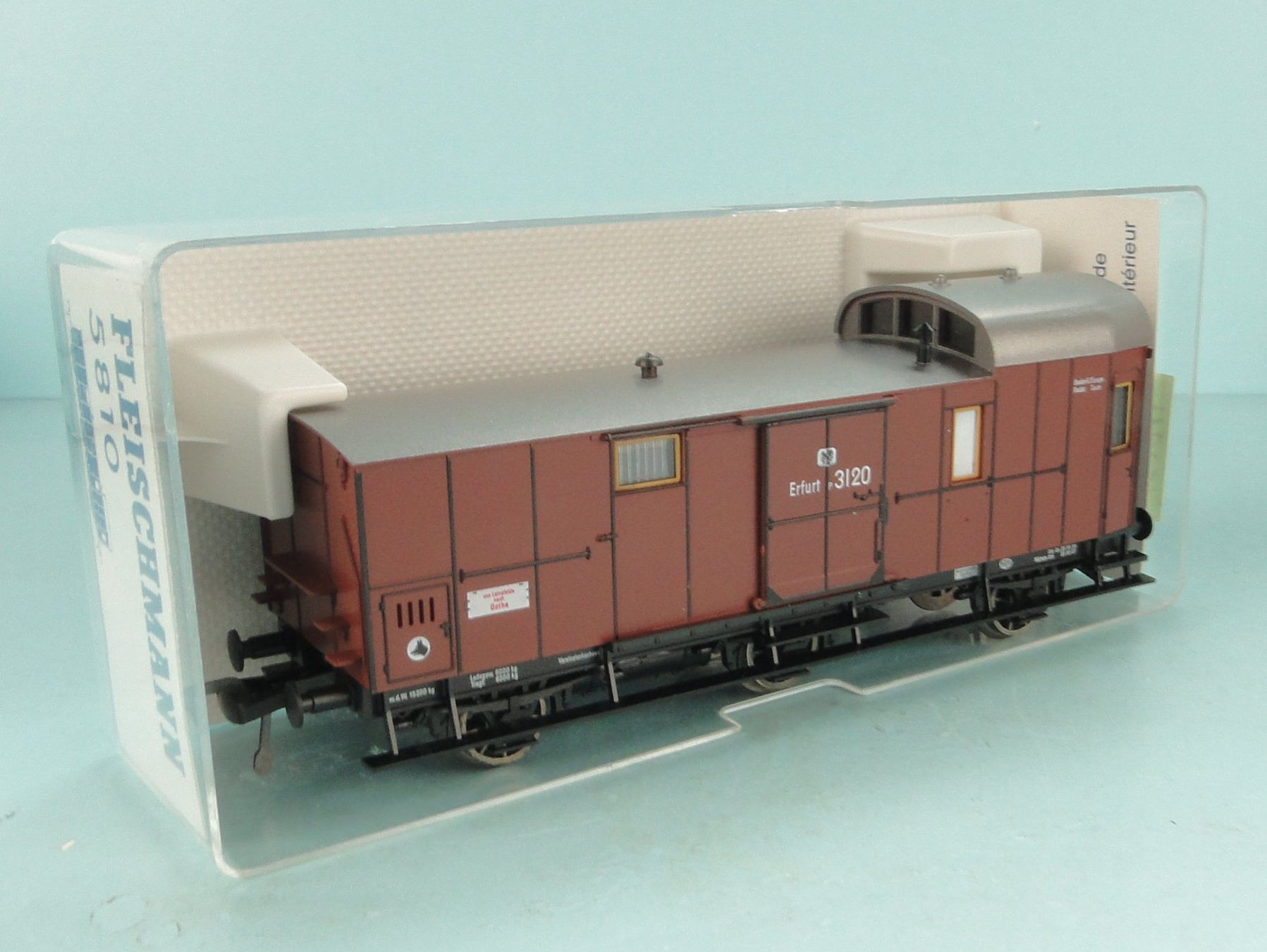 Fleischmann Modellini di ferrovie: Fleischmann 5810 Gepäckwagen Erfurt – Usato da Bülach venduto da cann11 2