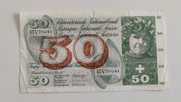 50 Franken 1973, Banknote Schweiz (LP2)