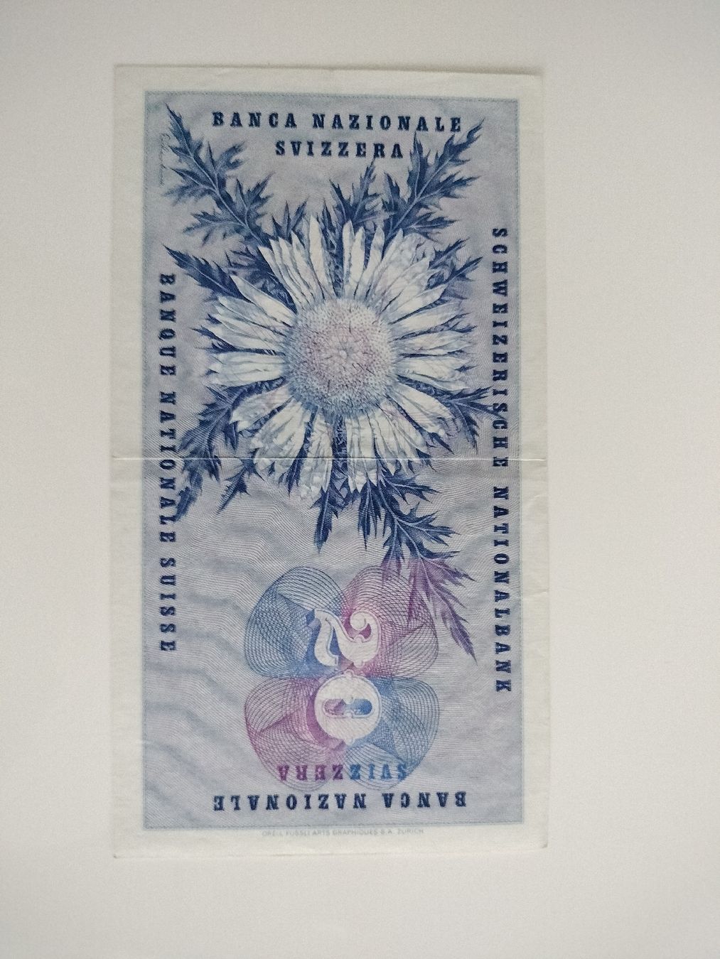 Banconote: 20 Franken Banknote 1959 – Usato da Oftringen venduto da spo_g5zw 1