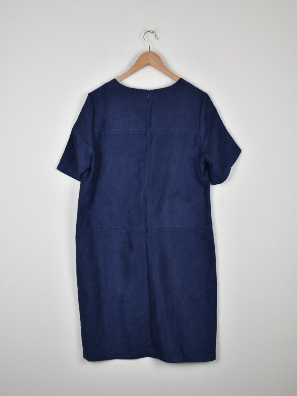 Anne Weyburn Vestiti: Anne Weyburn Kleid, Wildlederoptik, Gr.40, blau – Nuovo (secondo la descrizione) da Nürensdorf venduto da 2ND_STORY 2