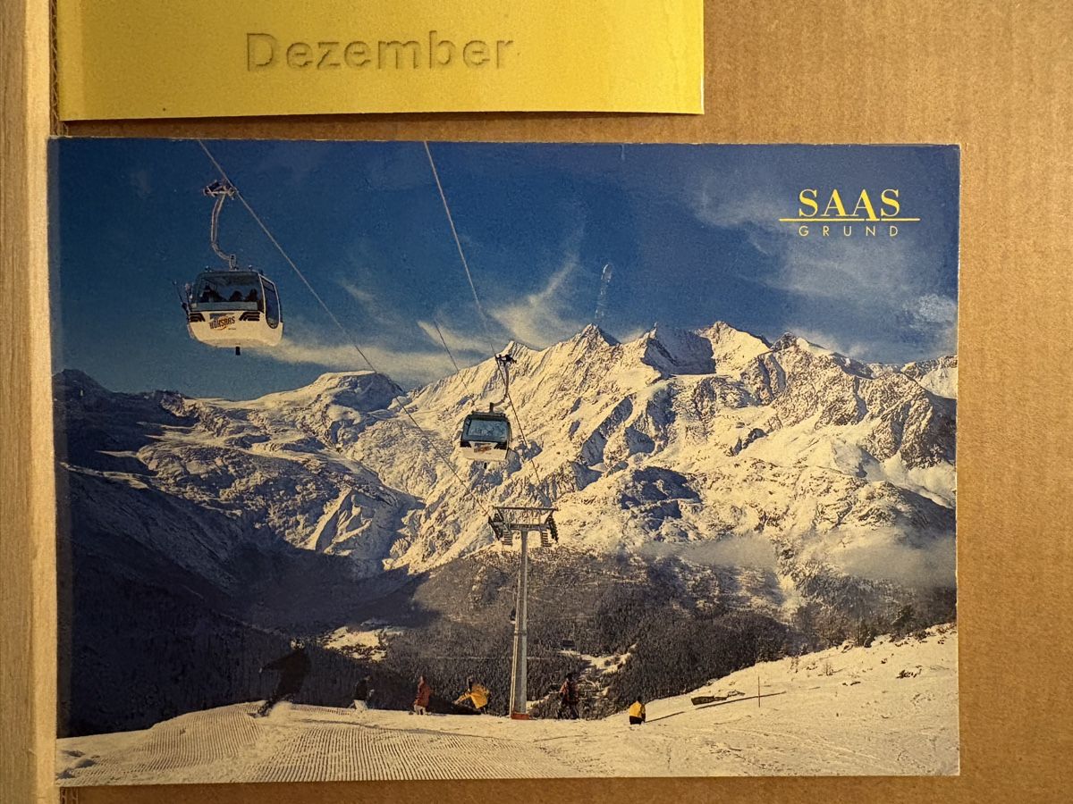 Cartoline postali: AK von Saas Grund – Usato da Rümlang venduto da Kartenpost1