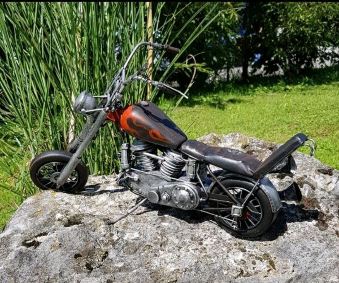 Tutte le decorazioni: Easy Rider aus Blech – Nuovo e nell'imballaggio originale da Sempach venduto da Seepferdli40