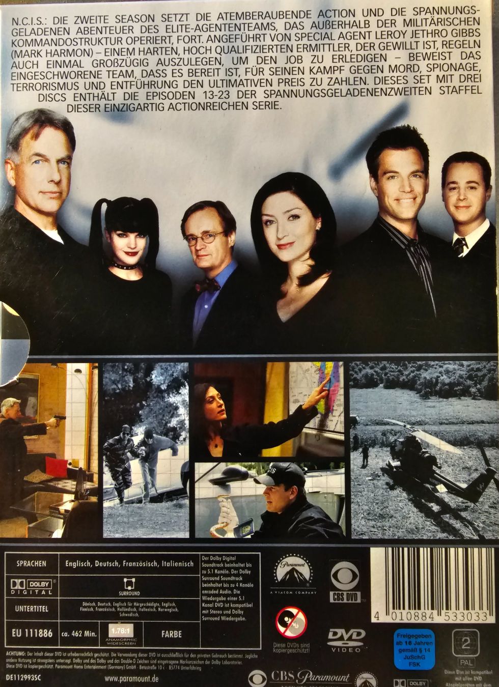 Tutti i DVDs: NCIS - Season 2.2 (2. Teil) – Usato da Wahlen b. Laufen venduto da Cg10 1