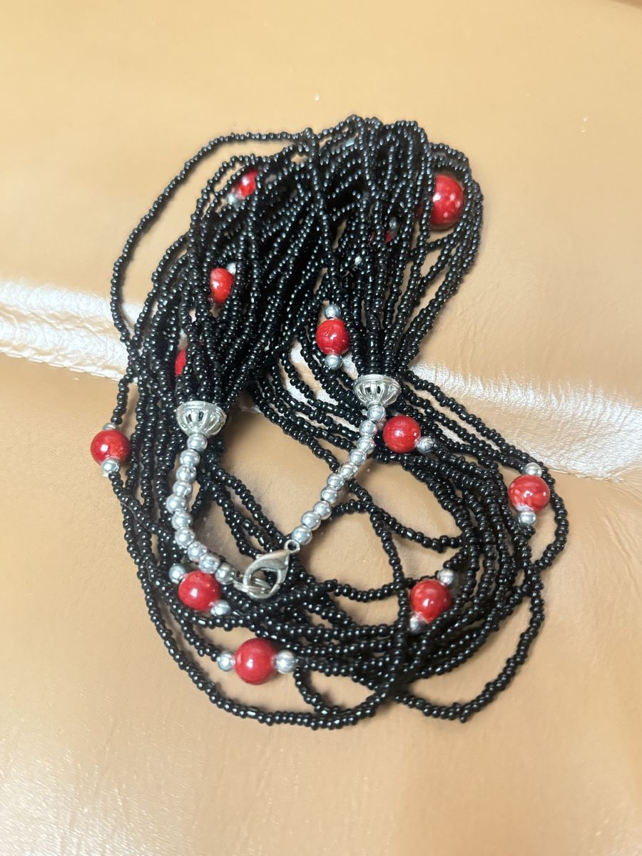 Catenine: Schwarze Mehrfachstrang Kette NEU – Nuovo e nell'imballaggio originale da Basel venduto da Chili007 5