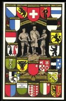 Schweiz, Wappen der Kantone, Rütli-Schw