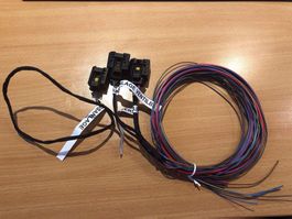 3 BMW Stecker mit Kabel