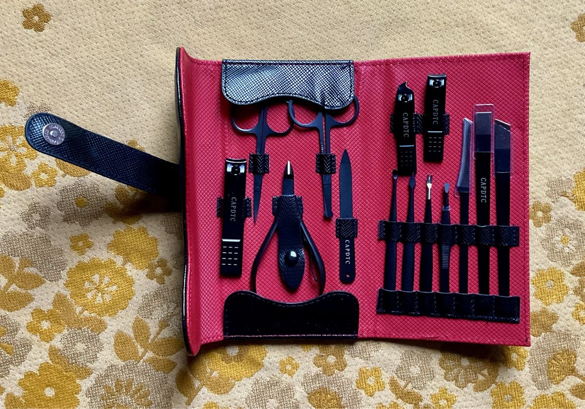 Custodie per cosmetici: Necessaire Fingernägel Maniküre Set – Nuovo (secondo la descrizione) da Endingen venduto da nathan05 3