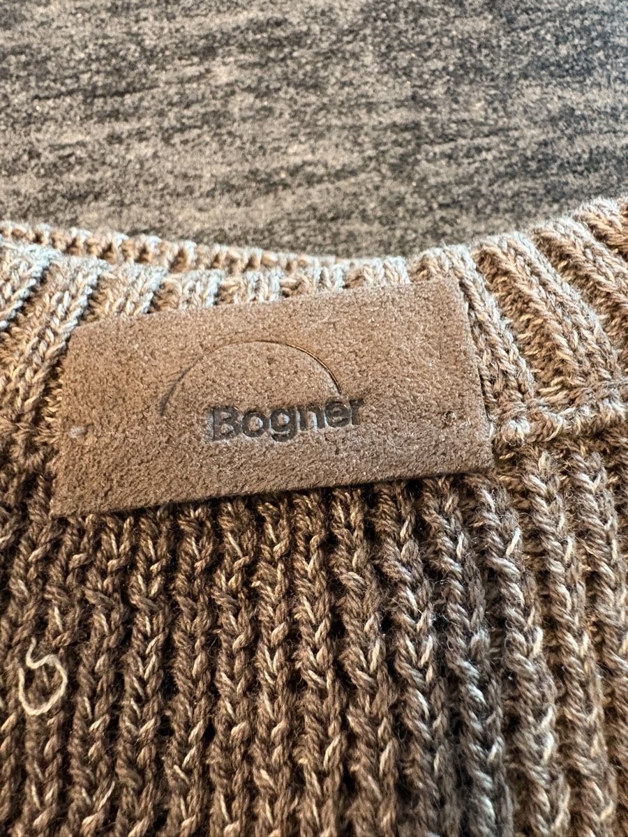 Bogner Maglioni & Felpe: Herren Pullover Bogner braun Wolle Baumwolle gemustert – Nuovo (secondo la descrizione) da Wädenswil venduto da tim_zdl8 3