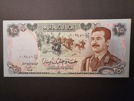 Irak 25 Dinar Banknoten