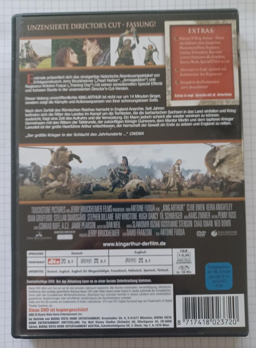Tutti i DVDs: King Arthur- Unzensierte Fassung – Usato da Dietikon venduto da Ruempfli 1