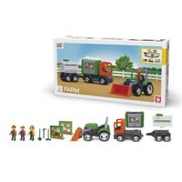 Spielzeugautos BAUERNHOF, XXL- Set, Traktor, Verkehrszeichen