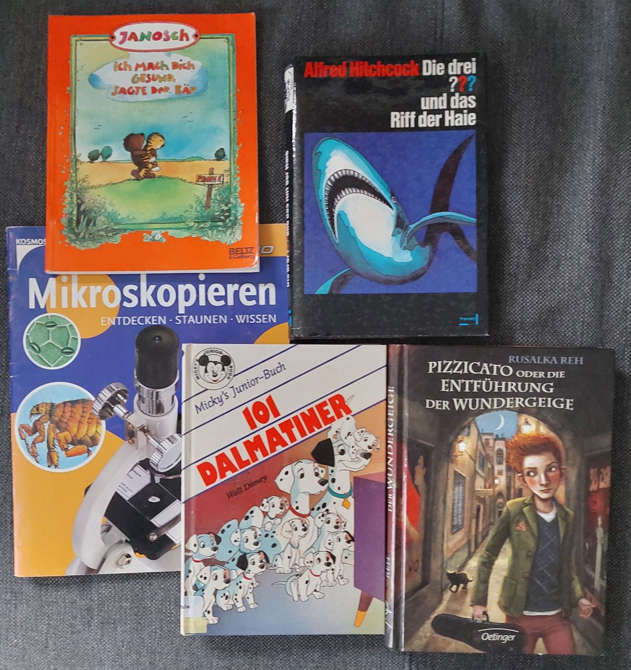 Bücher: 5 Kinderbücher - Janosch, Hitchcock etc. – Gebraucht aus Dietikon von mih_xsk8