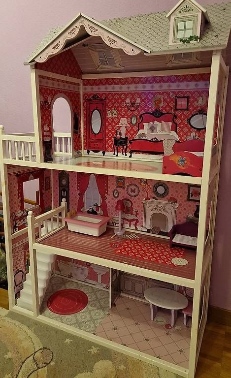 Barbie Puppenhäuser & -möbel: Puppenhaus Barbie – Gebraucht aus Bassersdorf von Al-EnStore 1