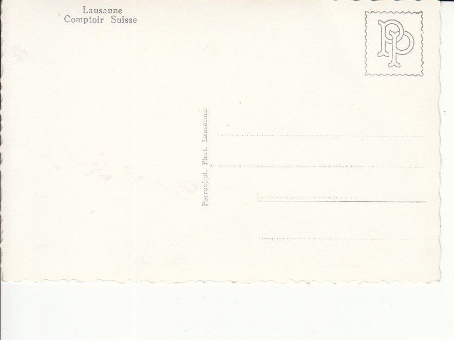 Cartoline postali: Lausanne 1956 – Usato da Bürglen TG venduto da StampGraf 1