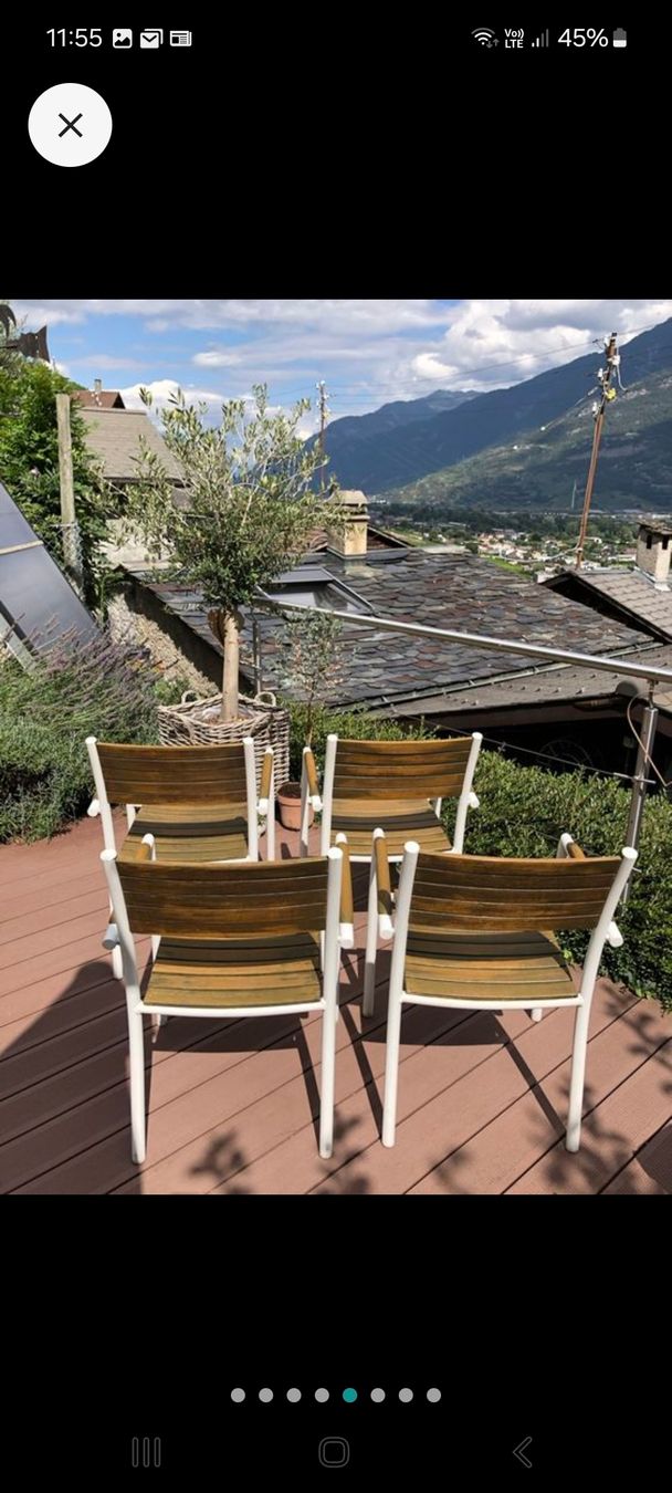 Sedie: Gartenstühle 4Stk. – Usato da Schänis venduto da Hoisepp 2
